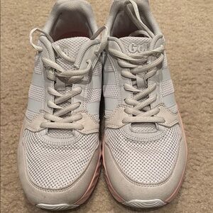 Women's Gray and Pink Athletic Shoes